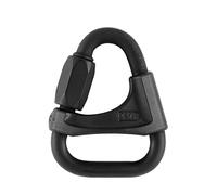 PETZL Maillon Rapide Triangulaire Acier P11 8BN Delta, 8 mm, Noir
