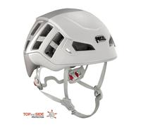 Petzl Casque d'escalade Meteor – léger, ventilé, EPS, support lampe frontale – Blanc S/M