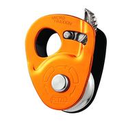 PETZL - Poulie Bloqueur MICRO TRAXION - Unisex, Orange, Taille Unique