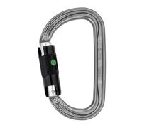 Petzl Mousqueton Am'D Ball-Lock Aluminium asymétrique Noir/Gris Taille unique