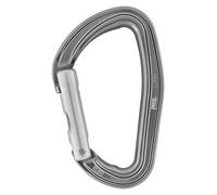 PETZL - Mousqueton DJINN - Escalade en Falaise, Robuste, Doigt Droit, Gris