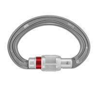 Petzl Mousqueton Omni Screw-Lock gris foncé