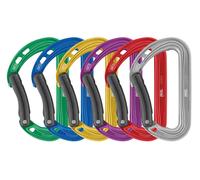 PETZL - Mousquetons de progression - Pack 6 Spirit Courbe - Magnesie | Petzl