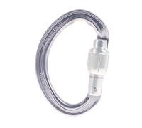 Mousqueton Petzl Omni Screw-Lock gris foncé