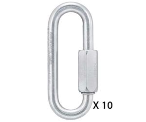 Petzl - Pack de 10 maillons rapides - Pack 10 Go 8Mm - Gris Gris
