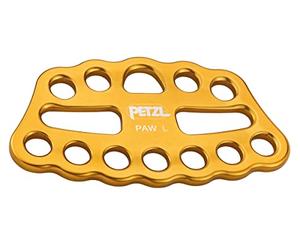PETZL Plaque de gréement Unisexe pour Adulte - Accessoire pour l'escalade, Jaune, L