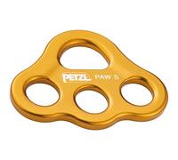 Plaque multi ancrage Petzl Paw S jaune ocre