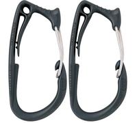 PETZL - Porte-Outils pour Harnais CARITOOL - Unisex, Noir, Taille Unique (Lot de 2)
