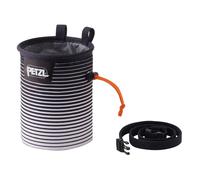 Petzl – Sac à magnésie Bandi – Forme ronde, serrage central, double porte-brosse – Sailor Stripes