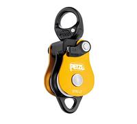 PETZL, Spin L2, Poulie Double À Très Haut Rendement avec Déambulateur, Jaune, Taille Unique, Unisexe Adulte