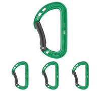 Petzl, Spirit, Carabiner, Vert, U, Adulte Unisexe (Lot de 4)
