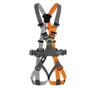 PETZL, Swan Freefall Steel, Harnais, Gris/Orange, Taille Unique, Unisexe Adulte
