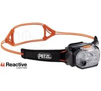 Petzl - Lampe frontale d'alpinisme et de ski de randonnée - Swift RL Black/Orange Orange