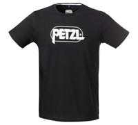 PETZL - T-Shirt en Coton Adam, Homme, Taille M, Noir, Certifié Oeko-TEX