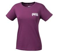 PETZL - T-Shirt en Coton Eve, Femme, Taille M, Violet, Certifié Oeko-TEX