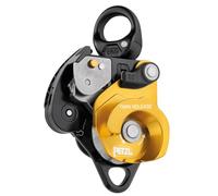 Petzl, Twin Release, Double Blocage Carruccole Déverrouillable pour Les Systèmes De Récupération, Or Noir, U, Unisexe-Adulte