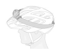 Petzl – Pinces pour lampes frontales UNI Adapt – Quatre clips adhésifs, noir, taille unique