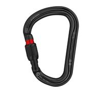 PETZL William asymétrique Grande contenance Mousqueton en Aluminium, Taille : Mousqueton, Noir M36A SLN
