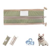 Petzymart Cool Loop, Petzymart Cooling Collar, Lightweight and Comfortable Cooling Collar for Dog, Essentials for Dogs to Go Out in Summer (Green,M)