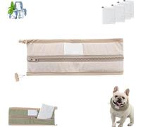 Petzymart Cool Loop, Petzymart Coolloop, Cooling Collar for Dogs, Support Reuse, with 4/5 Ice Packs, Breathable Ice Scarf for Small, Medium and Large Puppy (Brown,Medium)
