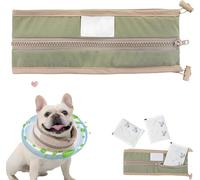 Petzymart Cool Loop pour chiens - Collier rafraîchissant réglable avec poche de glace, tour de cou d'été respirant pour chiens de moyenne et grande taille, reste frais pour promenades en plein air et