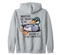 Peu Importe ce Que la Vie Vous réserve, Duck Funny Sweat à Capuche