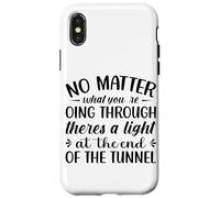 Peu Importe ce Que Vous traversez Theres A Light At The en Coque pour iPhone X/XS