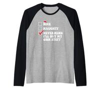 Peu Importe, j'achèterai Mes Propres Affaires Funny Christmas Santa Nice Manche Raglan