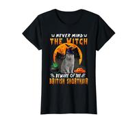 Peu Importe la sorcière, méfiez-Vous du British Shorthair T-Shirt Graphique avec Valeur