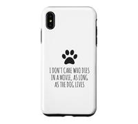 Peu m'importe Qui Meurt dans Un Film, Tant Que Le Chien VIT Coque pour iPhone XS Max