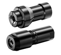 Peufcmi Adaptateur de Conversion pour Meuleuse d'Angle - 2 Pièces Outil de Connexion pour Meuleuse Polisseuse et Mèche de Perceuse,Accessoires 6mm 3mm pour Préparation de Bord Coupe Métal Projets de