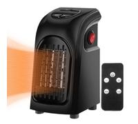 Peufcmi Chauffage d'Appoint d'Intérieur - Radiateur pour Petite Chambre - Ventilateur Chauffant 400W sur Prise Murale pour Salon Appartement Atelier Bureau Garage Cave