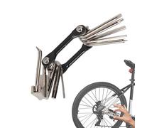 Peufcmi Kit d'Outils de Cyclisme - Clé Tournevis Polyvalent - Trousse d Outils pour Bicyclette - Pour Hommes Femmes VTT Voyage Urgence Entretien Extérieur Quotidien Soins À Domicile