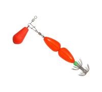 Peufcmi Leurre pour Calmar,Appât Flottant de 90mm pour Poulpe,Leurres Fluorescents pour la Pêche Calmars | pour la Pêche sous-Marine et à la Traîne des Crevettes et Seiches