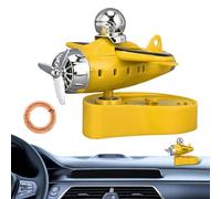 Peufcmi Rafraîchisseurs D'air Automobiles - Diffuseur De Parfum Solaire En Forme D'avion Pour Voiture,Éliminateur d'Odeurs pour Intérieur Auto SUV Cadeau Anniversaire Noël