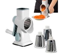 Peufcmi Râpe À Légumes Rotatif,Trancheuse À Ail Manuelle | Râpes Rotatives Pour Cuisine - Pour Carotte Fruits Pomme De Terre Cuisine De Restaurant