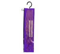 Peufcmi Stockage de perruque, stockage d'extension de cheveux - Cintre des extensions de cheveux - Rack de poussière d'emballage d'écran de support léger avec fermeture éclair pour le style de voyage
