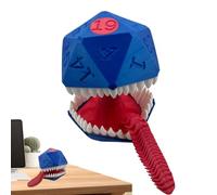 Peufcmi Tour de Dés Imprimée en 3D | Lanceur De Dés,Accessoires De Jeu De Rôle Design Grande Langue pour Anniversaire Fêtes Rassemblements Sociaux Et Familiaux Adultes Table Basse Salon Et Loisirs
