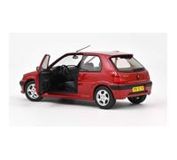 PEUGEOT 106 S16 1998 Rouge Lucifer Voiture de Collection NOREV 1/18
