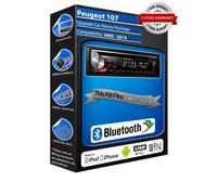 Peugeot 107 DEH-S320BT Voiture Stéréo, USB CD MP3 Entrée Aux Bluetooth Kit