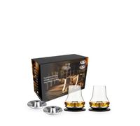 Peugeot 2 sets de dégustation Whisky et 2 socles rafraîchisseurs supplémentaires en coffret cadeau