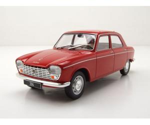 Peugeot 204 1968 Modèle Réduit 1:24 Rouge Voiture Whitebox Die-Cast