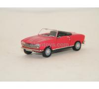 PEUGEOT 204 Cabriolet Rouge BREKINA 1/87 Réf 29175