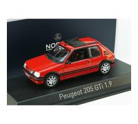Peugeot 205 GTI 1.9 1991 phase 2 Rouge Vallelunga deco PTS au 1/43 Norev 471751