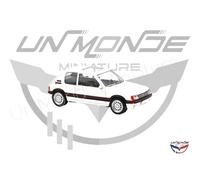 Norev Voiture miniature échelle 1:43 – Peugeot 205 GTI 1.6 1986 – Blanc – NV471738