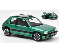 Peugeot 205 Gti Dividing With Windowroof 1991 Vert 1:18 Model 184847 Norev