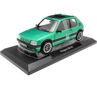 Peugeot 205 GTI Griffe avec Toit vitré 1991 Vert 1/18