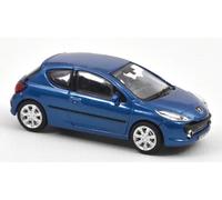 Peugeot 207 Premium Pack Bleu Aegean 2007 1:87 Modèle 472779 NOREV