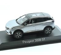 Peugeot 3008 GT, 2021 Argent Métallisé, 1:43, NOREV, 473918