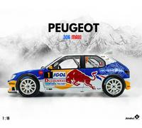 Peugeot 306 maxi rallye Var 2017 S.Loeb ,Solido 1/18eme neuve, long. 21cm, métal